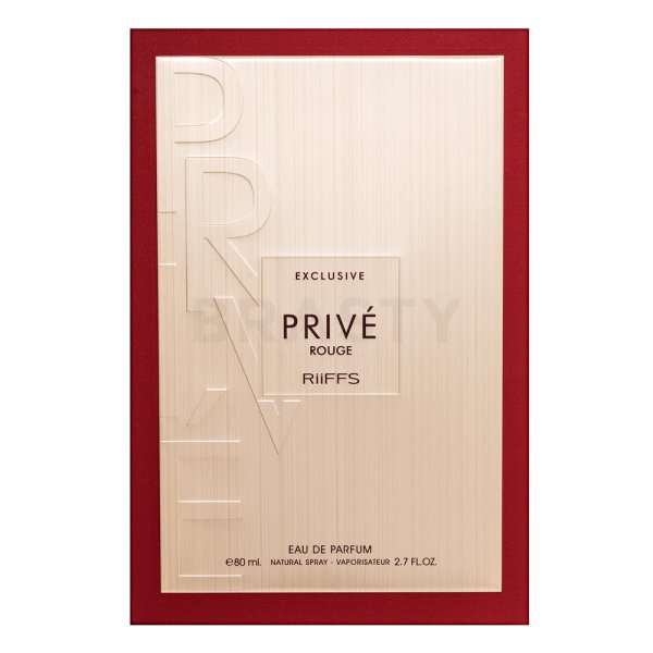 Riiffs Exclusive Prive Rouge Eau de Parfum voor vrouwen 80 ml