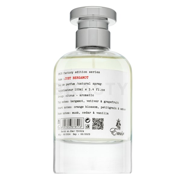 Emir Just Bergamot Factory Edition parfumirana voda unisex 100 ml