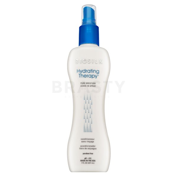 BioSilk Hydrating Therapy Pure Moisture Leave in Spray bezoplachový kondicionér pro hydrataci vlasů 207 ml