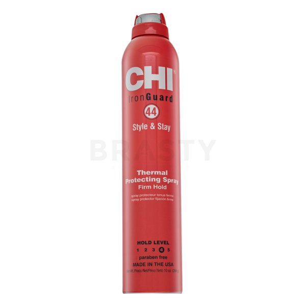 CHI 44 Iron Guard Style & Stay Thermal Protection Spray spray do stylizacji do ochrony włosów przed ciepłem i wilgocią 284 g