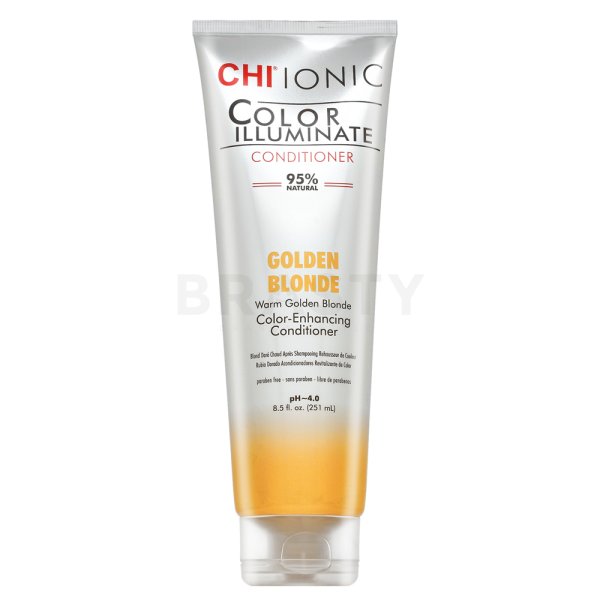 CHI Ionic Color Illuminate Golden Blonde Conditioner tónovací kondicionér pro oživení teplých blond odstínů vlasů 251 ml