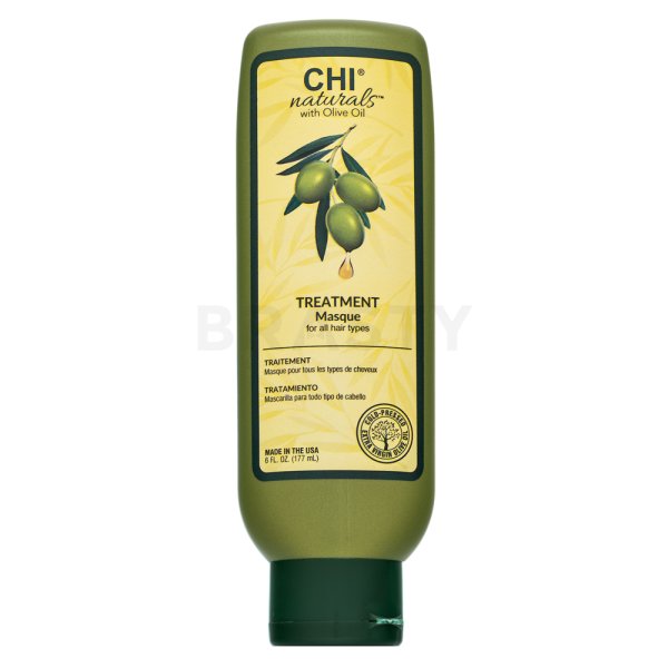 CHI Naturals with Olive Oil Treatment Masque vyživující maska pro všechny typy vlasů 177 ml