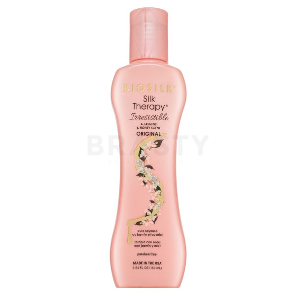 BioSilk Silk Therapy Irresistible Original Pflege ohne Spülung für Schutz und Glanz des Haares 167 ml