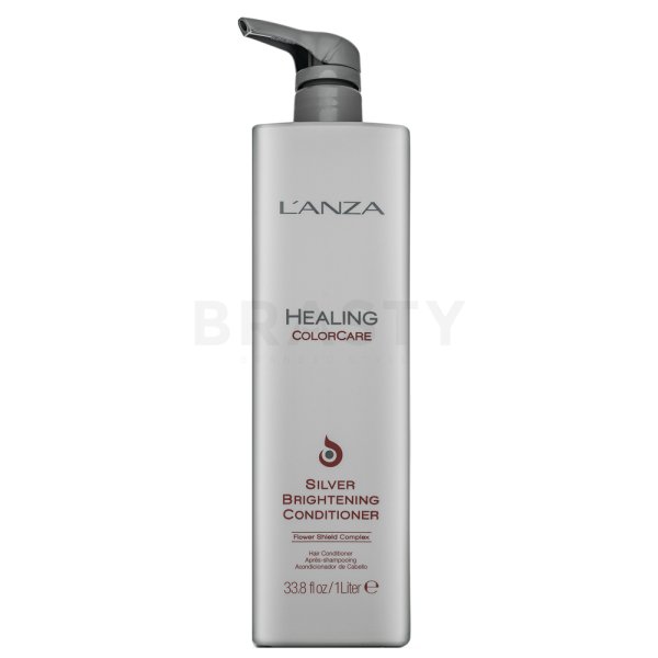 L’ANZA Healing ColorCare Silver Brightening Conditioner védő kondicionáló platinaszőke és ősz hajra 1000 ml