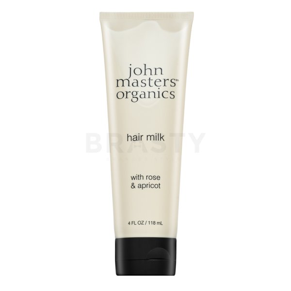 John Masters Organics Rose & Apricot Hair Milk bezoplachová péče pro hebkost a lesk vlasů 118 ml