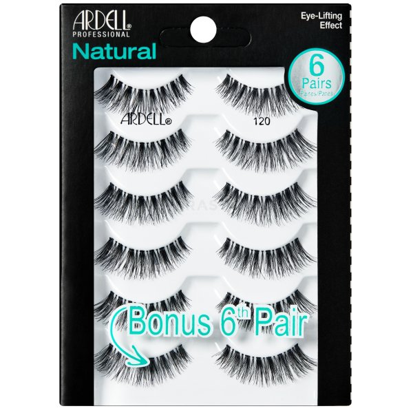 Ardell Natural Lashes 6 Pairs Nepwimpers 120