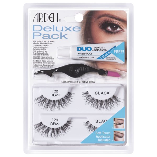 Ardell Deluxe Pack Wimpers om te plakken - Set 120 Demi Black