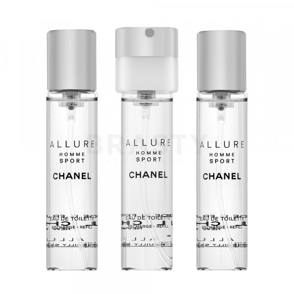 Chanel Allure Homme Sport - Refill Eau de Toilette for men 3 x 20 ml