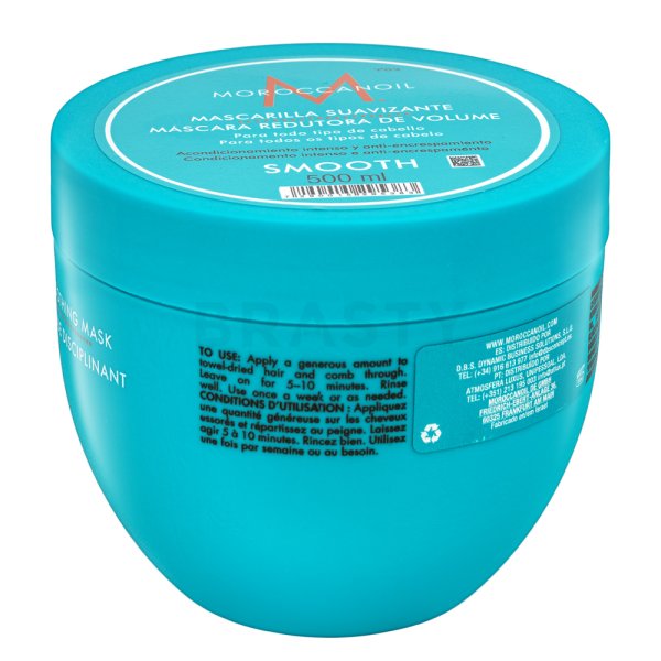 Moroccanoil Smooth Smoothing Mask uhlazující maska pro nepoddajné vlasy 500 ml