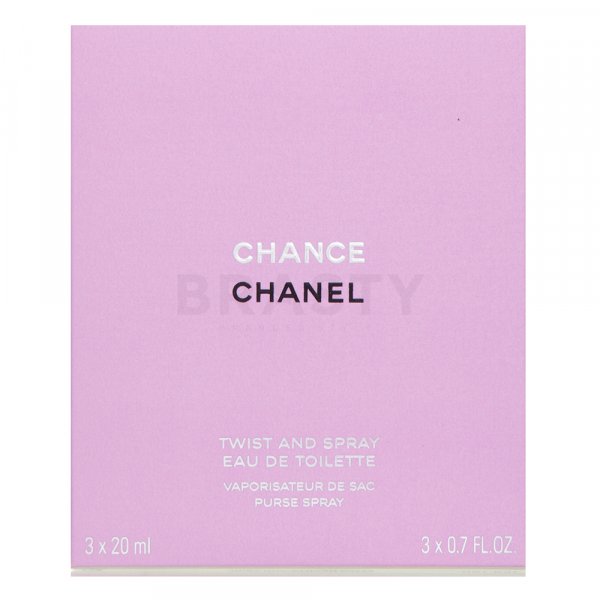 Chanel Chance - Refillable toaletní voda pro ženy 3 x 20 ml