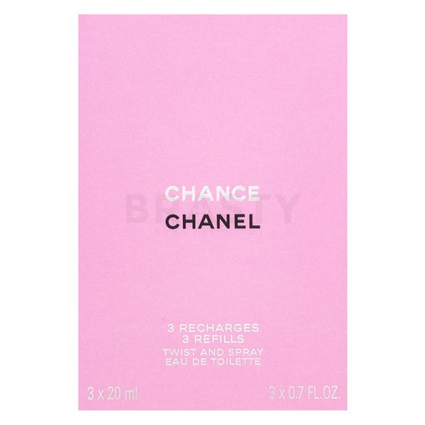 Chanel Chance - Refill Eau de Toilette para mujer 3 x 20 ml