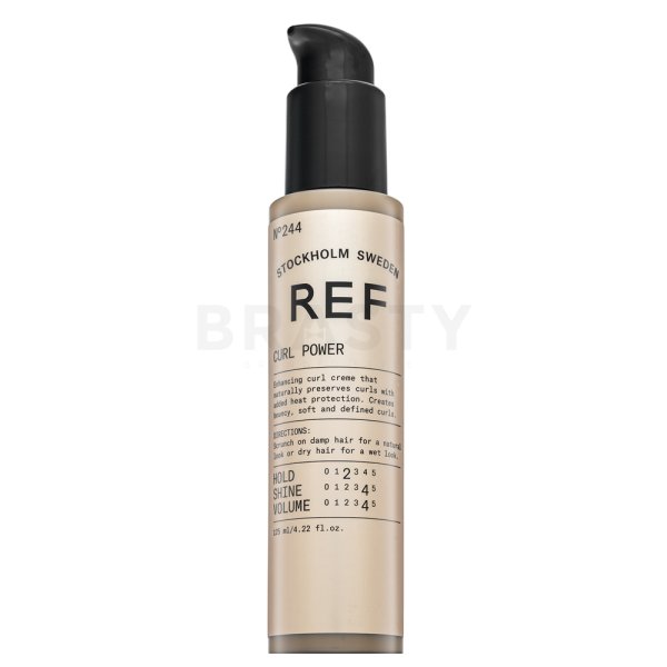 REF Curl Power N°244 stylingový krém pro kudrnaté vlasy 125 ml