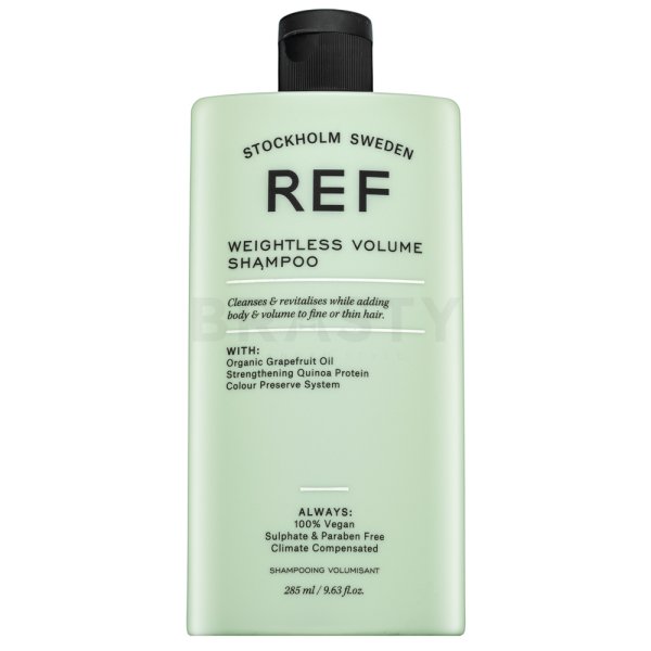 REF Weightless Volume Shampoo sampon vékony szálú volumen nélküli hajra 285 ml