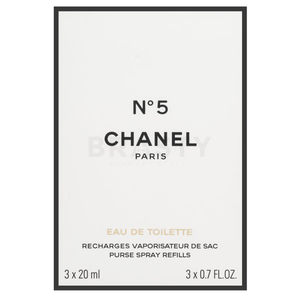 Chanel No.5 - Refill Eau de Toilette para mujer 3 x 20 ml