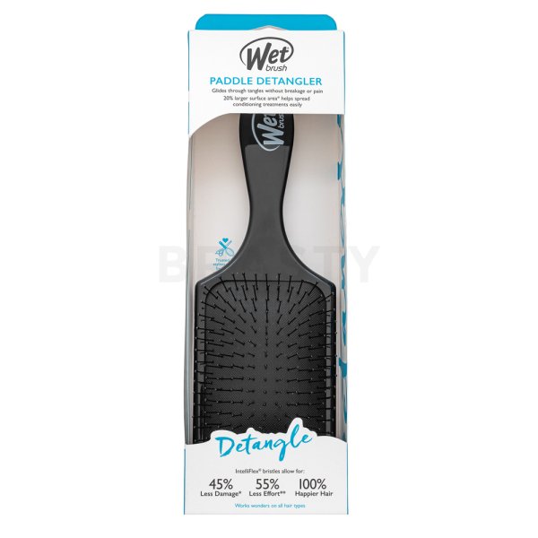 Wet Brush Paddle Detangler Black