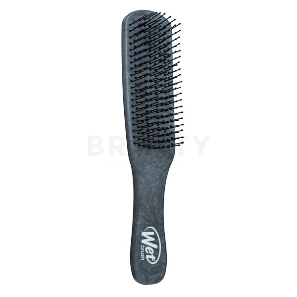 Wet Brush Men's Detangle Black Leather Haarbürste für Männer