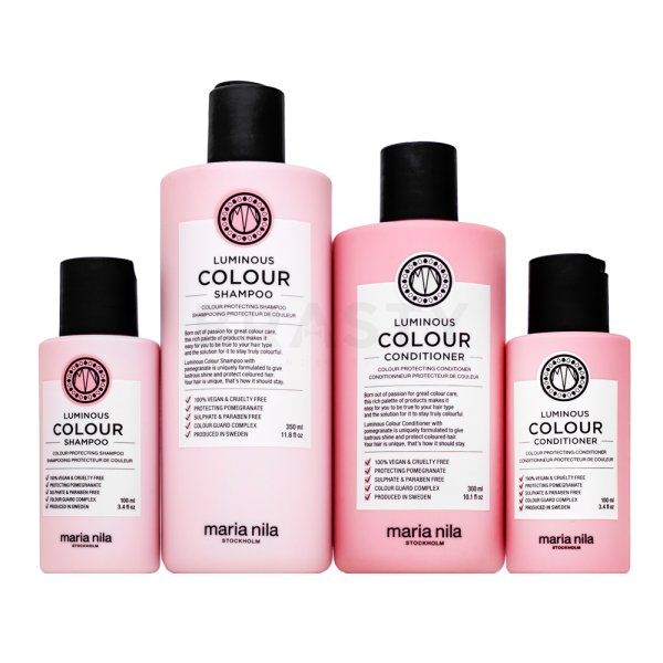 Maria Nila Luminous Colour Beauty Bag szampon i odżywka do włosów farbowanych