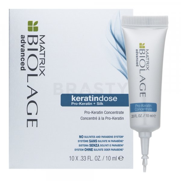 Matrix Biolage Advanced Keratindose Pro-Keratin Concentrate vlasová kúra pro oslabené vlasy 10 x 10 ml