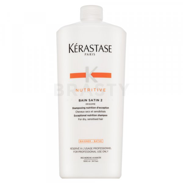 Kérastase Nutritive Bain Satin 2 shampoo for dry hair and sensitive hair 1000 ml