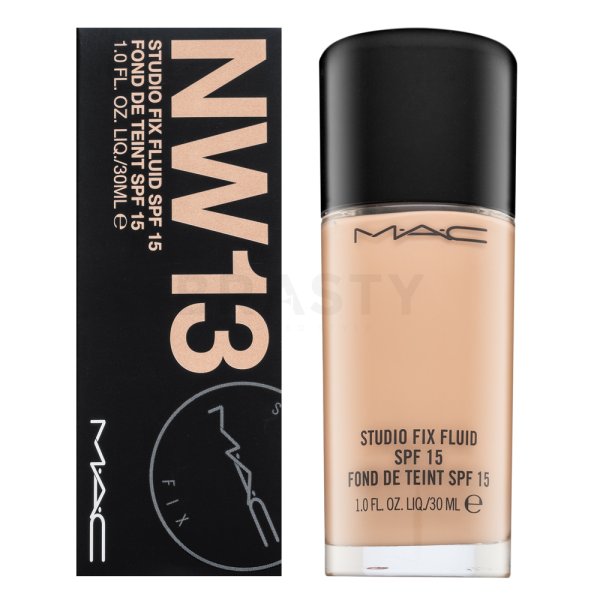 MAC Studio Fix Fluid Foundation SPF15 NW13 dlhotrvajúci make-up pre zjednotenú a rozjasnenú pleť 30 ml