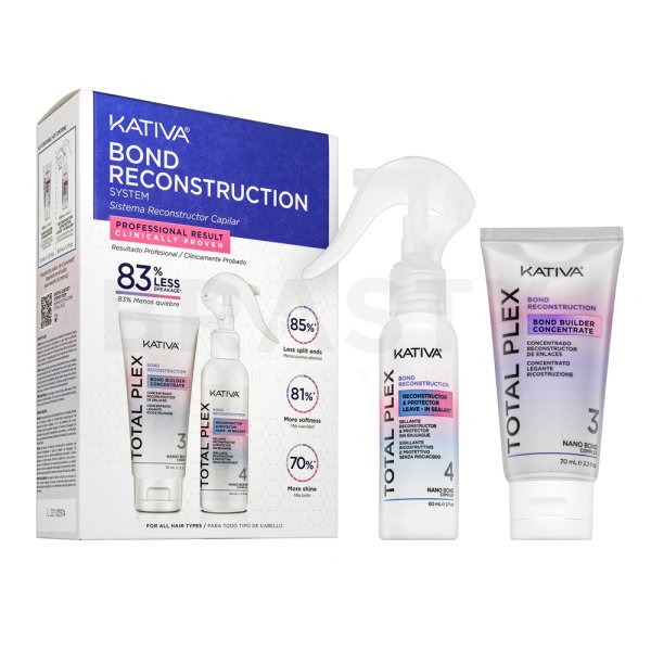 Kativa Bond Reconstruction System Total Plex hair treatment for damaged hair 70 ml + 60 ml