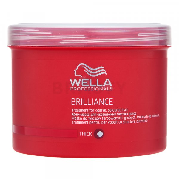 Wella Professionals Brilliance Treatment mask for coarse and coloured hair 500 ml