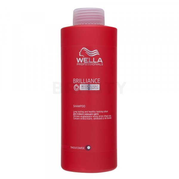 Wella Professionals Brilliance Shampoo shampoo for coarse and coloured hair 1000 ml