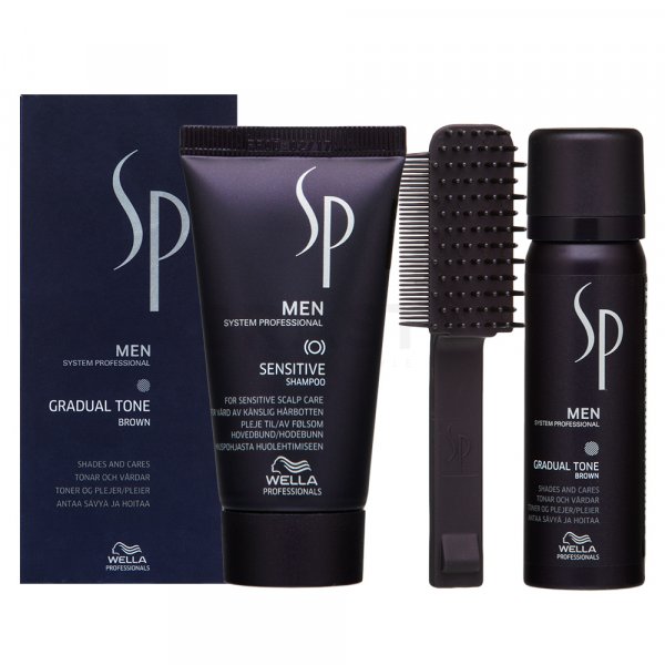 Wella Professionals SP Men Gradual Tone комплект за възстановяване на естествения цвят на косата Brown 60 ml