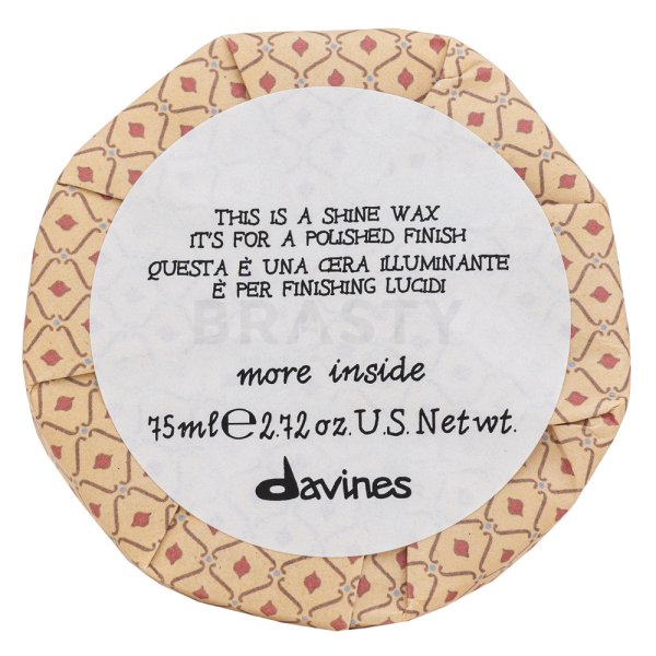 Davines More Inside Shine Wax tvarující vosk pro zpevnění a lesk vlasů 75 ml