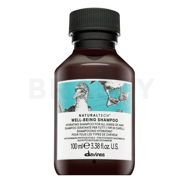 Davines Natural Tech Well-Being Shampoo Voedende Shampoo voor zacht en glanzend haar 100 ml