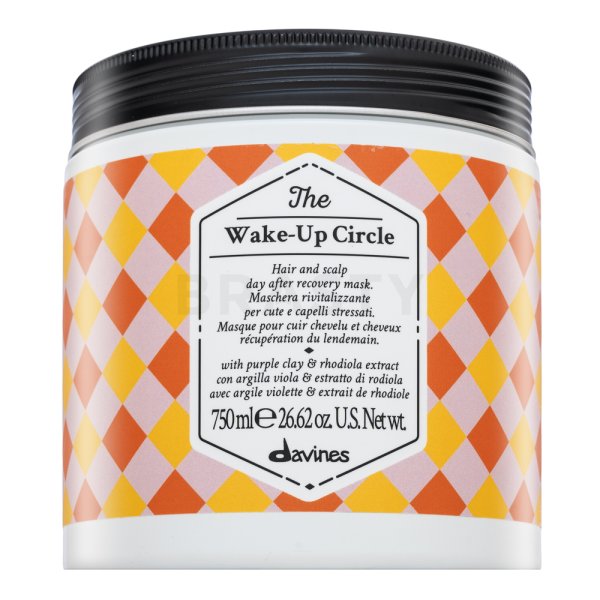 Davines The Wake Up Circle posilňujúca maska pre namáhané a citlivé vlasy 750 ml