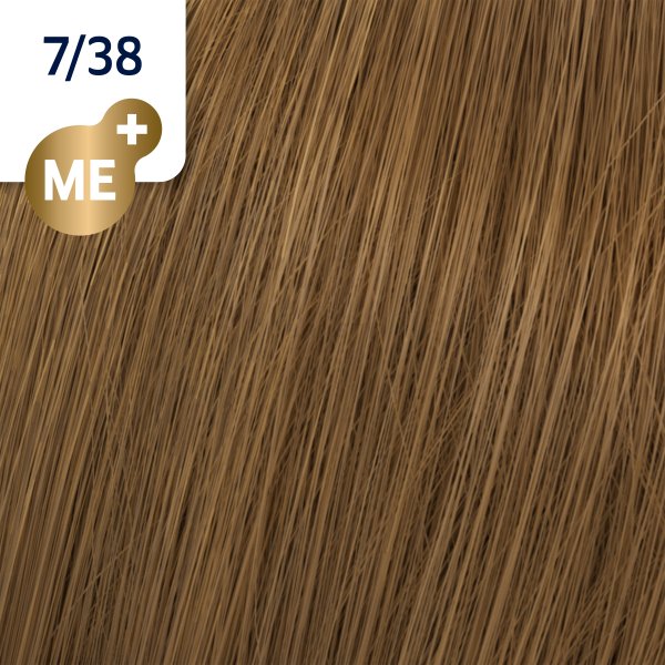 Wella Professionals Koleston Perfect Me+ Rich Naturals profesjonalna permanentna farba do włosów 7/38 60 ml