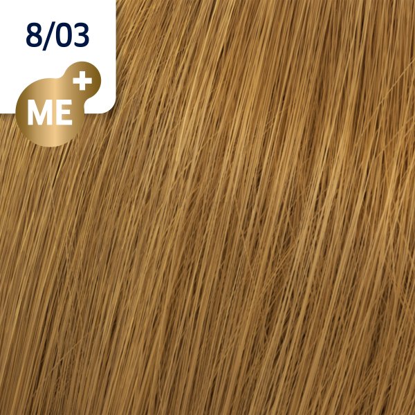 Wella Professionals Koleston Perfect Me+ Pure Naturals Professionelle permanente Haarfarbe 8/03 60 ml