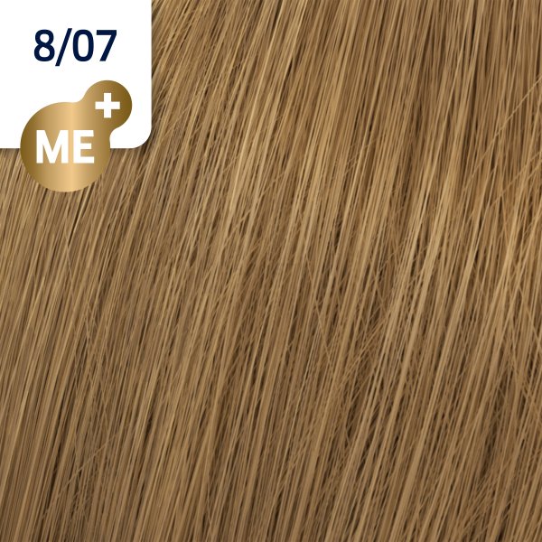 Wella Professionals Koleston Perfect Me+ Pure Naturals vopsea profesională permanentă pentru păr 8/07 60 ml