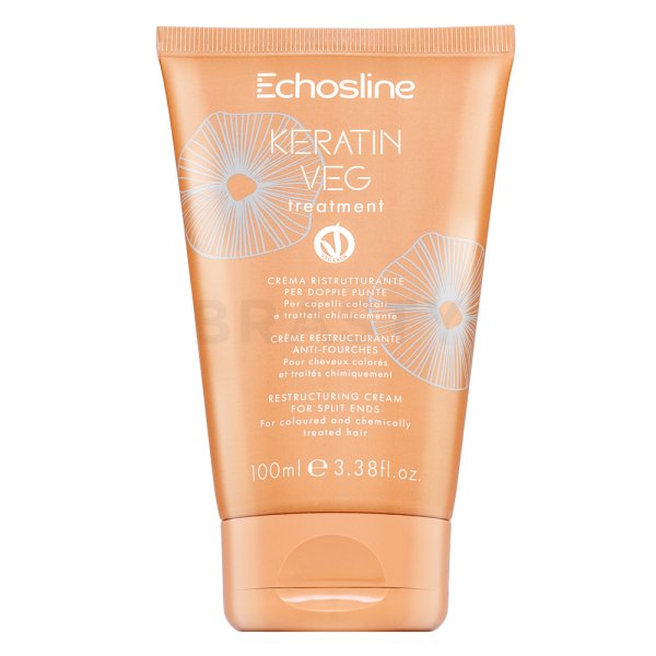 Echosline Keratin Veg Treatment obnovující krém na roztřepené konečky vlasů 100 ml