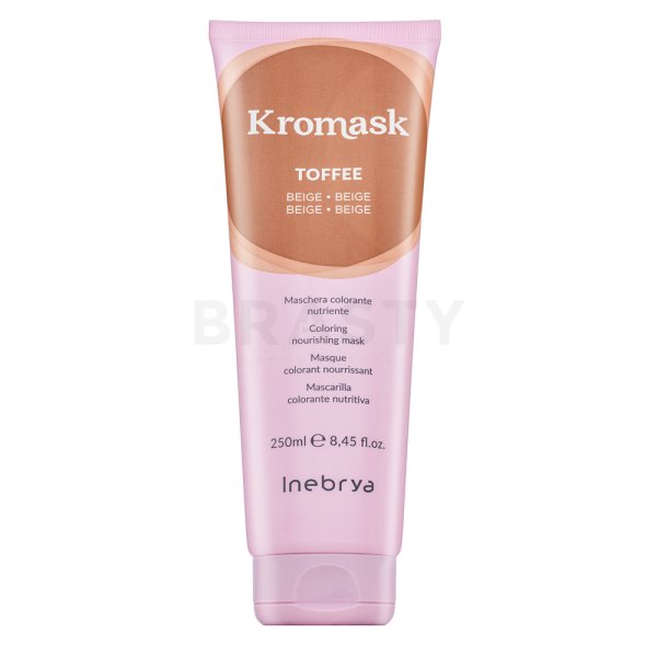Inebrya Kromask Coloring Nourishing Mask vyživující maska s barevnými pigmenty pro oživení barvy Toffee 250 ml