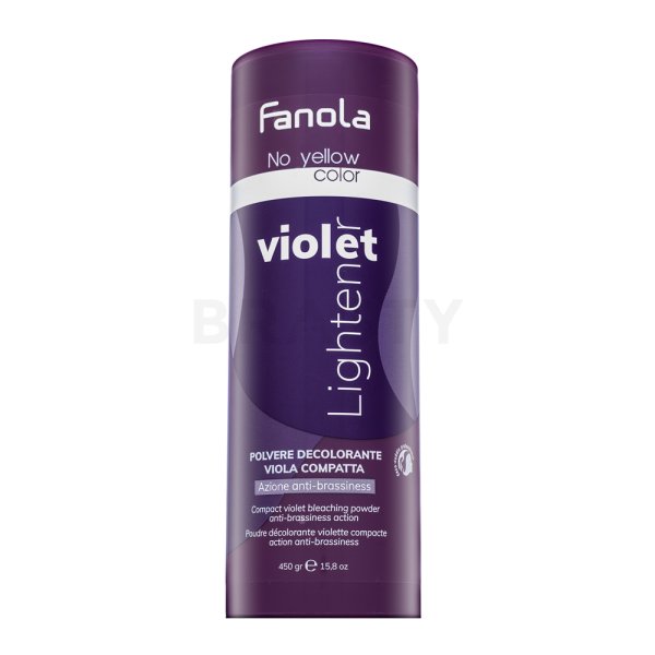 Fanola No Yellow Color Compact Violet Bleaching Powder cipria per schiarire i capelli 450 g