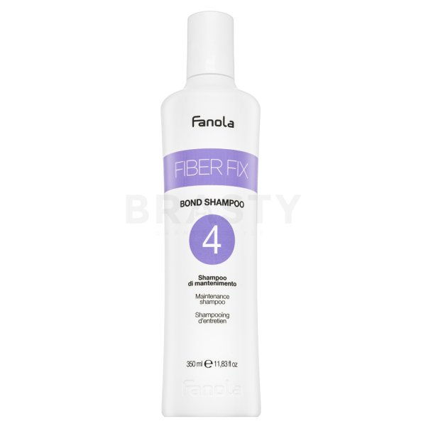 Fanola Fiber Fix Bond Shampoo No.4 Champú Para cabellos teñidos 350 ml