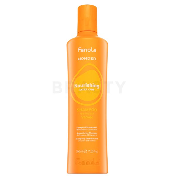 Fanola Wonder Nourishing Extra Care Shampoo shampoo nutriente per morbidezza e lucentezza dei capelli 350 ml