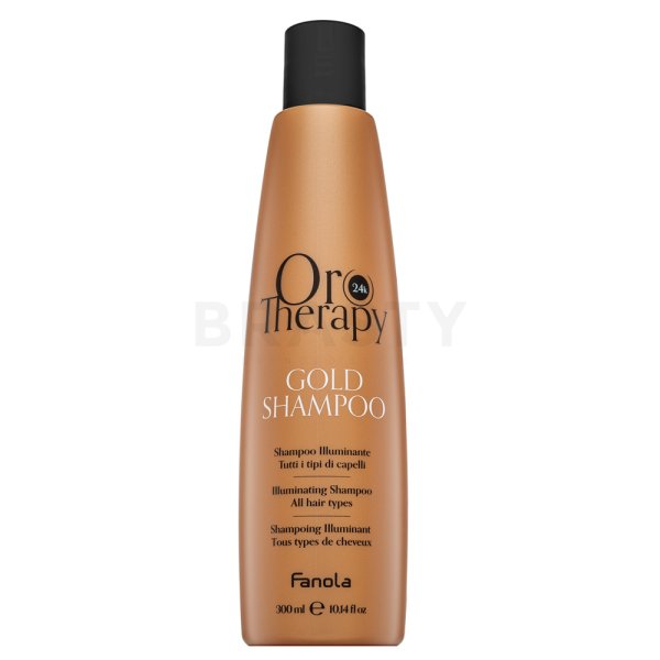 Fanola Oro Therapy 24k Gold Shampoo Champú Para la suavidad y brillo del cabello 300 ml