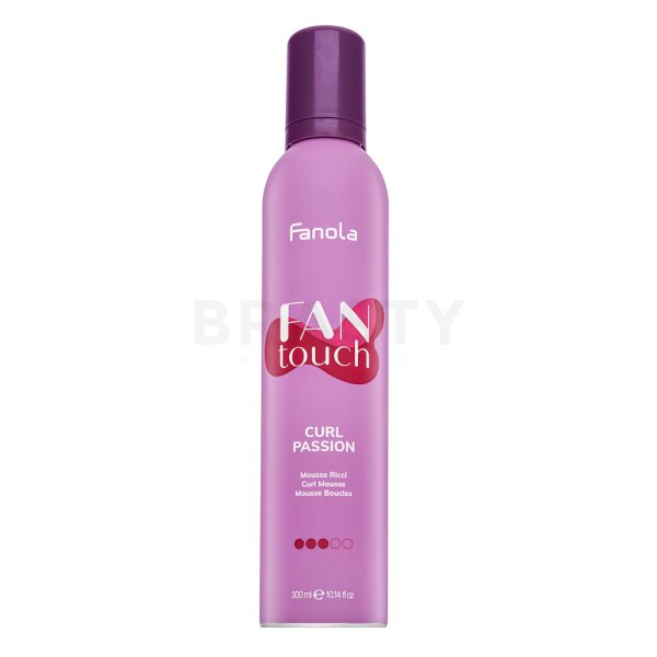 Fanola Fan Touch Curl Passion Curl Mousse Schaumfestiger für welliges Haar 300 ml