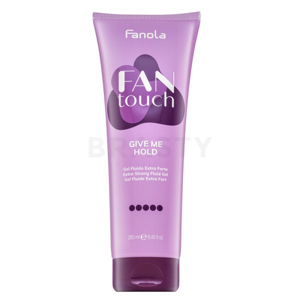 Fanola Fan Touch Give Me Hold Extra Strong Fluid Gel гел за коса за екстра силна фиксация 250 ml