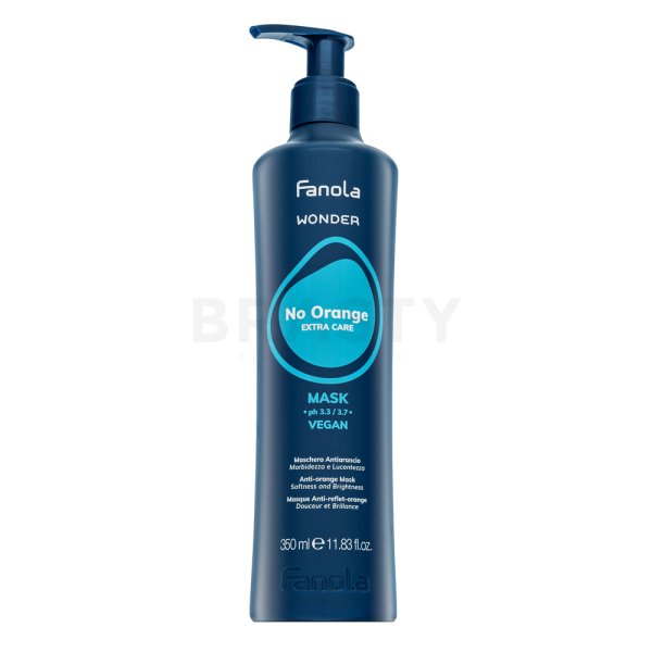 Fanola Wonder No Orange Extra Care Mask neutralisierende Haarmaske für braune Farbtöne 350 ml