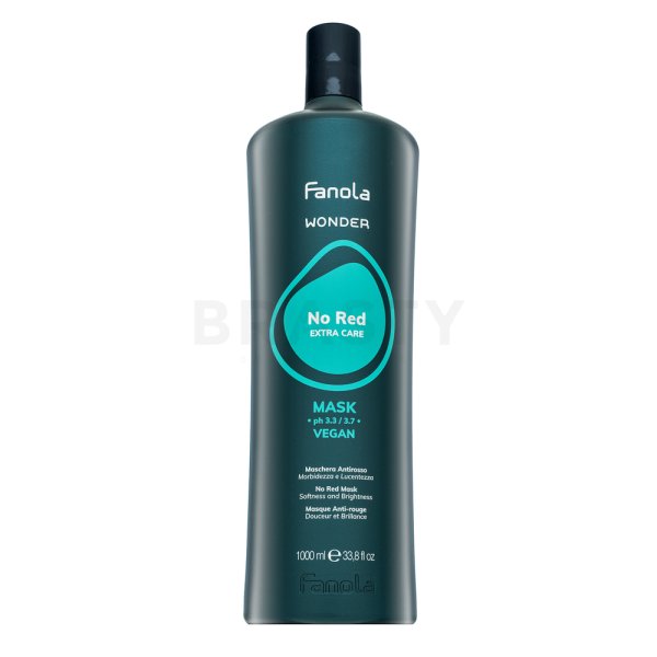 Fanola Wonder No Red Extra Care Mask neutralisierende Haarmaske für dunkles Haar 1000 ml