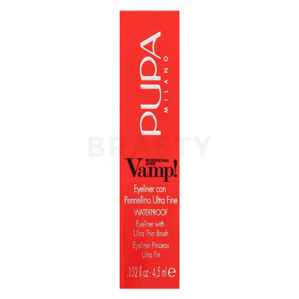 Pupa Vamp! Professional Waterproof Liner 100 Extra Black voděodolné oční linky 4,5 ml