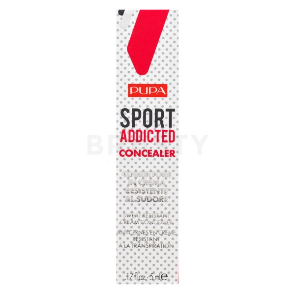 Pupa Sport Addicted Concealer 001 Light Beige tekutý korektor 5 ml