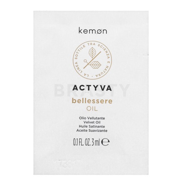 Kemon Actyva Bellessere Oil Aceite Para la suavidad y brillo del cabello 25 x 3 ml