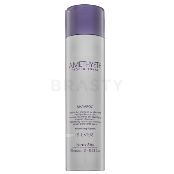 Amethyste Professional Silver Shampoo neutralizující šampon pro platinově blond a šedivé vlasy 250 ml