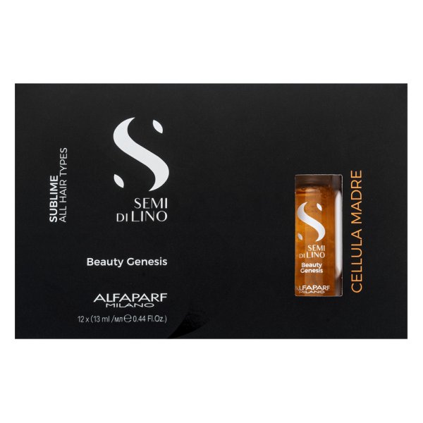 Alfaparf Milano Semi Di Lino Cellula Madre Sublime Beauty Genesis serum dla połysku i miękkości włosów 12 x 13 ml