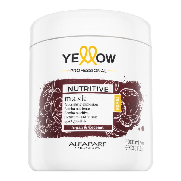 Alfaparf Milano Yellow Nutritive Mask Mascarilla capilar nutritiva Para cabello seco 1000 ml